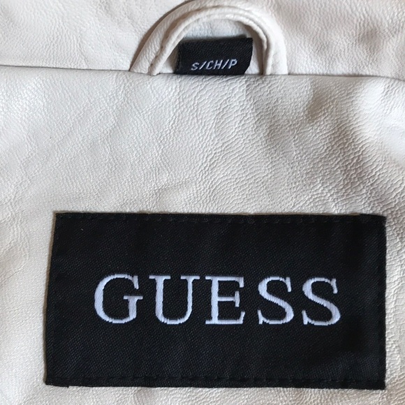 Guess asymmetrical vegan leather moto jacket - Picture 3 of 8